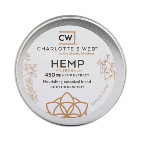 charlotte's web hemp infused balm review|stanley brothers charlotte's web website.